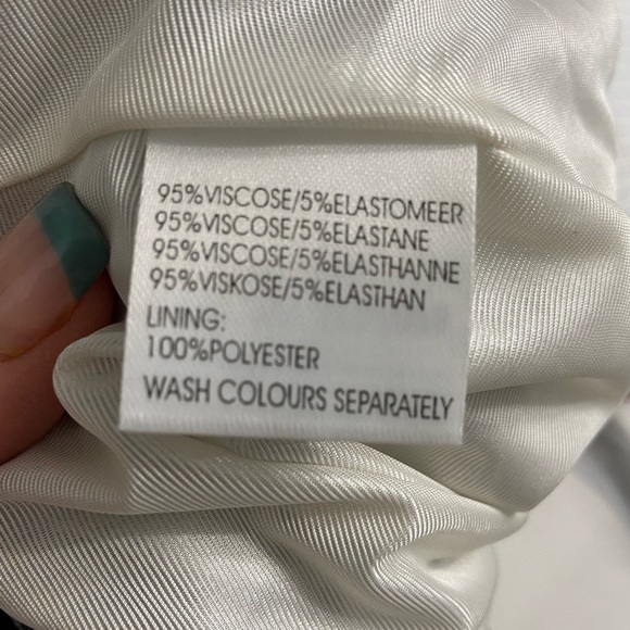 Claudia Strater Full A-Line Skirt Gray Polka Dots Size 36 - Picture 4 of 5